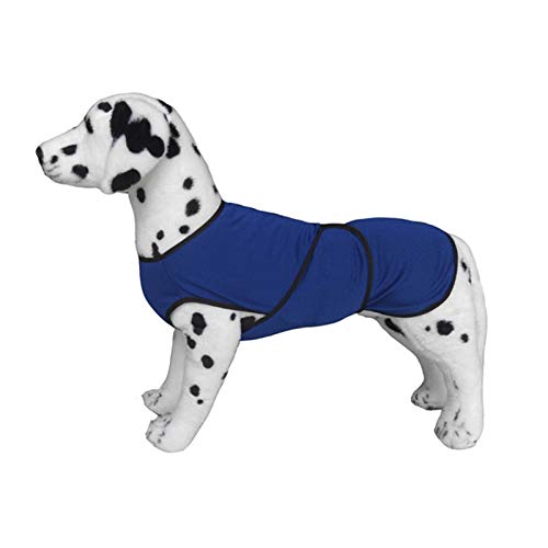 Pawhut Chaqueta Chaleco de Refrigeración Perro Ropa de Verano Chaleco para Mascotas Chaqueta Refrescante Perro Espalda 50cm Poliéster