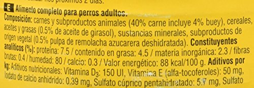 PEDIGREE - Comida húmeda para Perro con Buey en Lata - 800 g