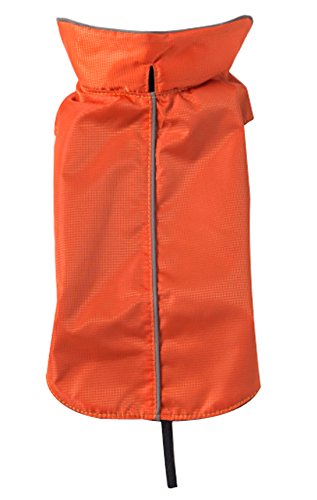 PENIVO Perros de invierno para mascotas abrigos y chaquetas cálidas Chaleco de perrito de forro polar forrado para pequeños y medianos (XL, Naranja)