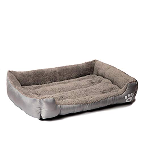 PENVEAT Cama para Perros Grande Soft Dog House Cama para Mascotas a Prueba de Agua Warm Kennel Nest Plus Size Puppy Mascotas Envío de la Gota, Gris, S, Estados Unidos