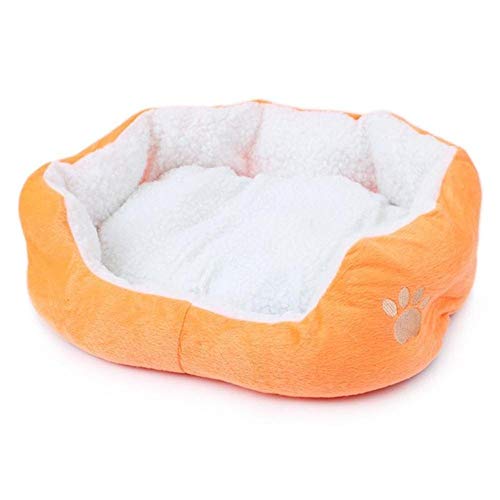 PENVEAT Tamaño S/L Mascota Cama de Calentamiento para Perros Casa para Perros Nido de Material Suave Cestas para Perros Otoño e Invierno Perrera cálida para Cachorro de Gato, Verde, S, Estados Unidos