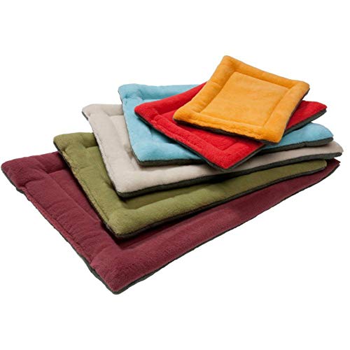 PENVEAT Winter Dog Cat Cushion colchonetas para Mascotas Soft Puppy Sleep Bed Kennel Warm Thick Blanket Colchoneta para Perros pequeños, medianos y Grandes Cama, Verde, 48x36x3 CM, España