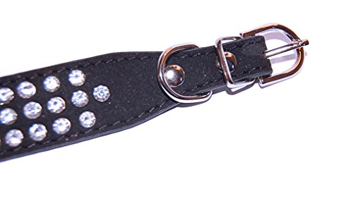 Pet Palace® Ante de "Debonair Doggy diseño Diamantes lujo collar para perros de distinción Venta Termina Midnight el Domingo.