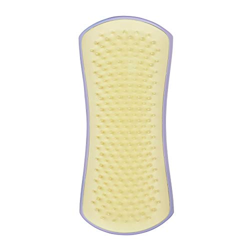 Pet Teezer, Cepillo pequeño para desenredar y Aseo de Perros, Color Lila Amarillo