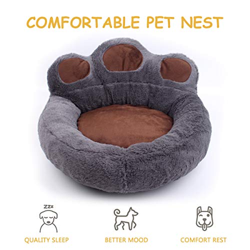 PETCUTE Cama para Perros pequeños medianos Cama para Gatos cómoda Lavable Camas para Mascota Invierno