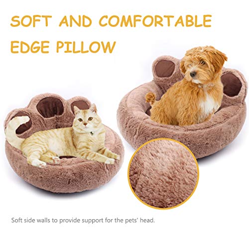 PETCUTE Cama para Perros pequeños medianos Cama para Gatos cómoda Lavable Camas para Mascota Invierno