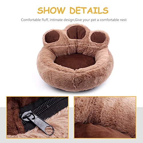 PETCUTE Cama para Perros pequeños medianos Cama para Gatos cómoda Lavable Camas para Mascota Invierno