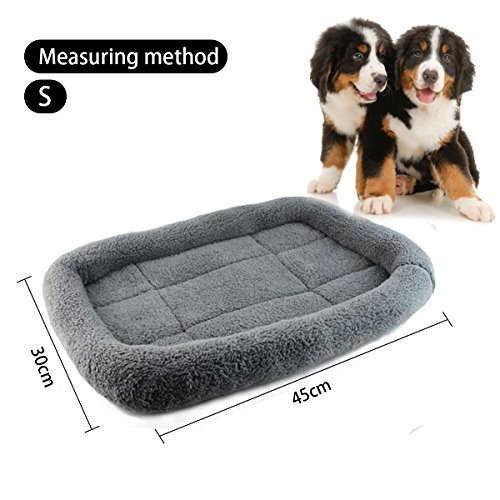 PETCUTE Cama para Perros Reforzada Cojín Almohadas para Camas para Perros Colchón Almohada colchoneta para Jaula Lavable