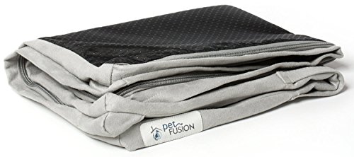 PetFusion PuppyChoice - Cama para Perro con Forro de Espuma sólida Impermeable y Funda extraíble Lavable, Tejido Exterior de microgamuza