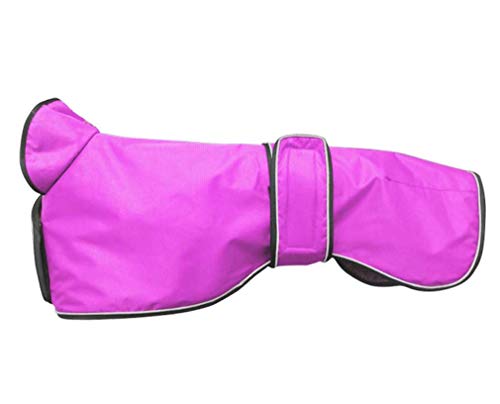 Pethiy - Chaqueta Impermeable para Perro, Abrigo de Invierno con Forro Polar cálido, Ropa para Perro al Aire Libre con Bandas Ajustables para Perros medianos y Grandes