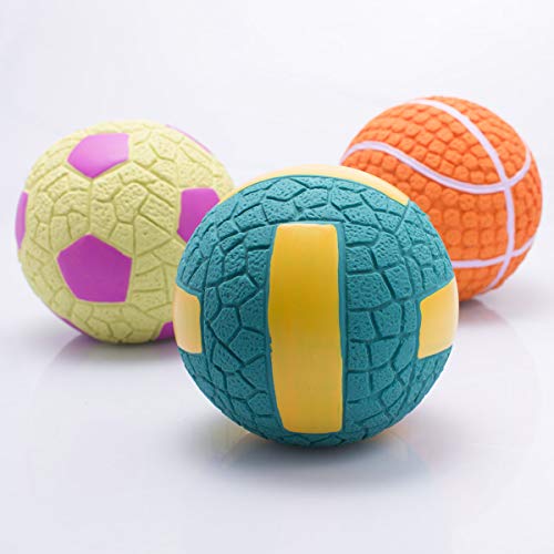 Petper Cw-0045EU - Juguete con sonido de pelota de látex para perros, juguete interactivo para jugar y entrenar