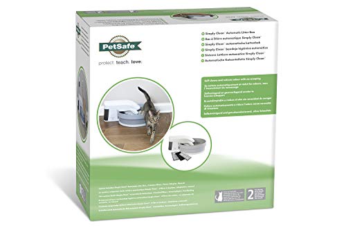 PetSafe - Caja de Arena para Gatos autolimpiadora Simply Clean, para Gatos y Gatos