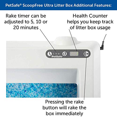 PetSafe PAL19-14656 Caja de Arena autolimpiante para Gatos ScoopFree Ultra