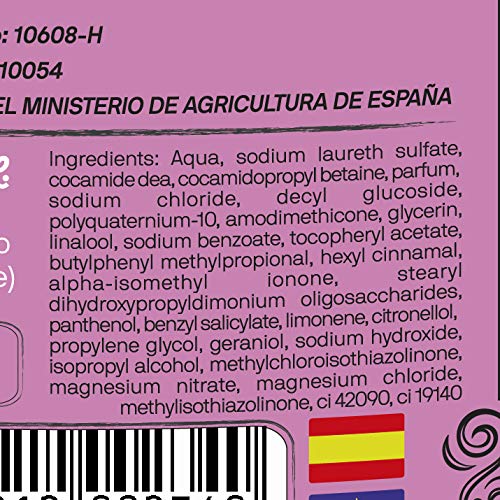 Petuxe Champú Perros y Mascotas Vegano, pelo largo y liso, 500 ml