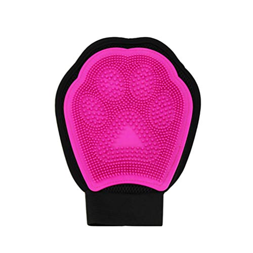 POPETPOP Guantes de Deshuesado Guantes para El Cabello para Mascotas Guantes de Limpieza para Baños de Silicona Herramienta de Aseo para Gato Perro Cachorro Suministros para Mascotas