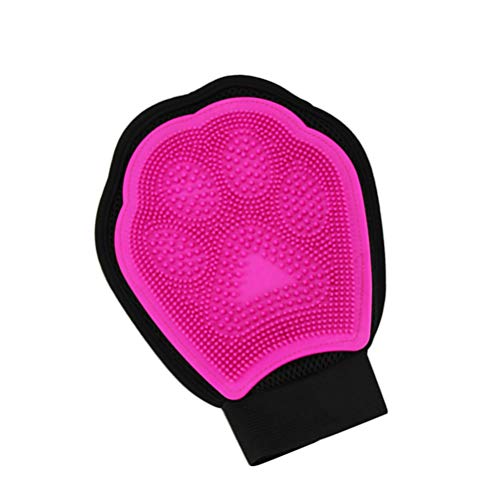 POPETPOP Guantes de Deshuesado Guantes para El Cabello para Mascotas Guantes de Limpieza para Baños de Silicona Herramienta de Aseo para Gato Perro Cachorro Suministros para Mascotas