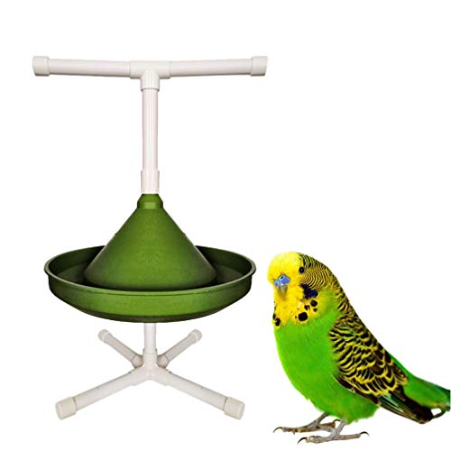 POPETPOP Percha de Entrenamiento para Loros Percha para pájaros portátil, fácil de sostener y Protege Tus Manos