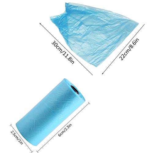 ppaphh Recogedor Excrementos Perro Bolsas Perro Perro Bolsas de residuos Automático Pooper Scooper Parte Superior del recogedor de Caca de Perro Blue