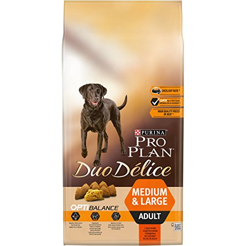 Pro Plan Duo Delice -Rico en carne de res - 10 kg - Comida seca para perros