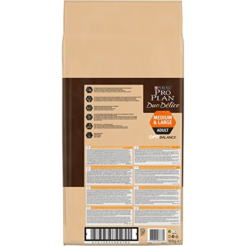 Pro Plan Duo Delice -Rico en carne de res - 10 kg - Comida seca para perros