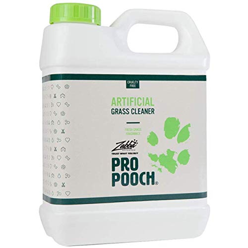 Pro Pooch Limpiador de Pasto Artificial para Perros (Súper Concentrado) Desinfectante y Desodorizante. Botella [1 litro] fácil Almacenamiento