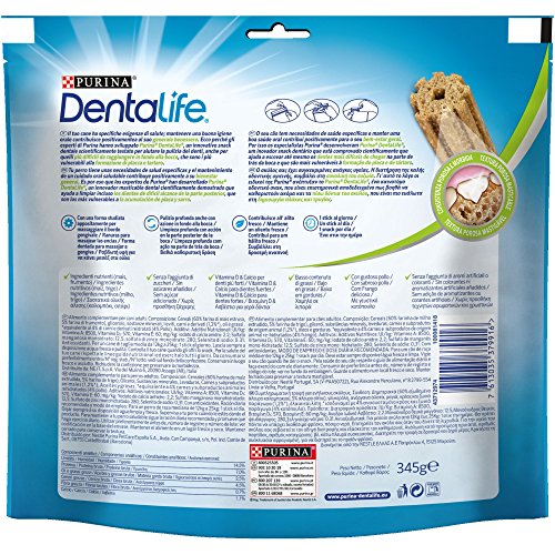 Purina Dentalife, Medium Loyalty, Pack 345g [Pack de 5] - Total: 1.725 Kg