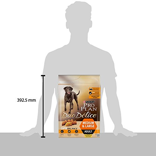 Purina ProPlan Duo Delice Medium pienso para Perro mediano Adulto Pollo 4 x 2,5 Kg