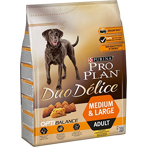 Purina ProPlan Duo Delice Medium pienso para Perro mediano Adulto Pollo 4 x 2,5 Kg