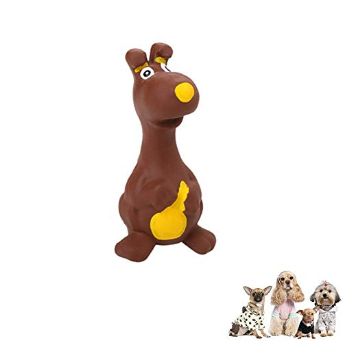 qingqingxiaowu Juguetes Sonido Perro Juguetes Perro Juguetes de Perro chirriante Resistente Perro chirriante Juguetes duraderos Lavable Juguetes Brown