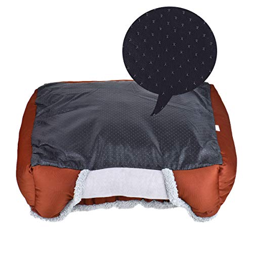 Queta - Cama para Gatos, Bonita Cama para Animales, Cama para Perros pequeña, Cama para Mascotas, Rectangular, Ultra Felpa, Suave, Gato, Lavable, para Todo el año