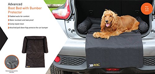 RAC Advanced - Cama para Maletero con Protector de Parachoques, Color Negro