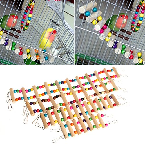 RG-FA Birds Swing Escalera Escalera Escalera Escalera Cockatiel Periquito Perico Juguete para mascotas