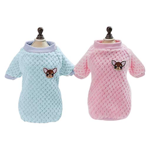 Ropa Perro Pequeño Invierno Felpa Animal de Dibujos Animados Camiseta Abrigo de Cachorro Gatos Perros Accesorios Mascotas Disfraces Suéter Camisetas para Perrito Yorkshire Chihuahua, XXXS-XS