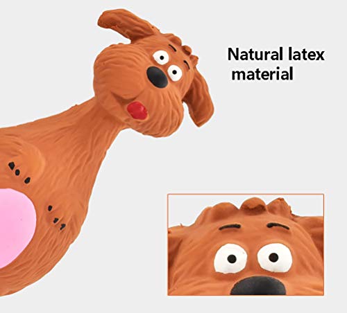 RTYUIIO Juguete De Perro De Goma Juguete De Cachorro De Látex Chirriante Funny Animal Sets Pet Juego Interactivo para Perros Pequeños para Perros Pequeños Medianos Y Grandes No Tóxico