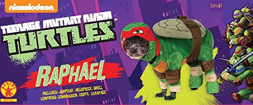 Rubie'S Disfraz Oficial para Perro, Raphael, Tortugas Ninja Mutantes Adolescentes, pequeño