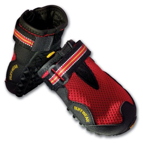 RUFFWEAR - Botas de Motorista (Talla XS), Color Rojo