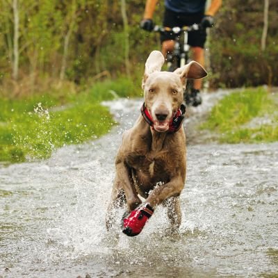 RUFFWEAR - Botas de Motorista (Talla XS), Color Rojo