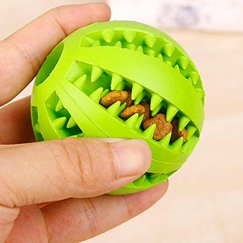 Runfon Juguete mordedor Pelota Goma Juguete de mascar Juguete de Limpieza Dental para Perro