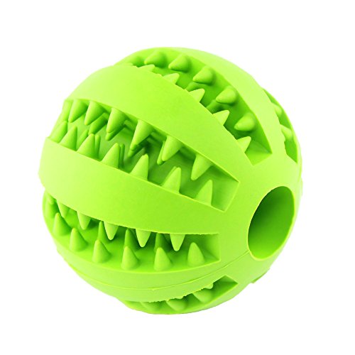 Runfon Juguete mordedor Pelota Goma Juguete de mascar Juguete de Limpieza Dental para Perro