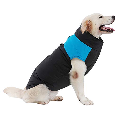 SALOVES Ropa para Mascotas Perros Invierno Chaleco Caliente Abrigo Chaqueta Traje para Mascotas Gato Perro Cachorro Ropa Algodón Suave Aprueba de Agua Navidad Talla 3XL-7XL