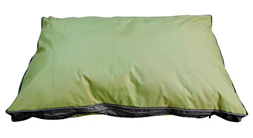 SAUERLAND Cojín de Exterior para Perro, 120 x 80 cm, Verde, Material Resistente e Impermeable, cojín, cojín de Exterior para Perro