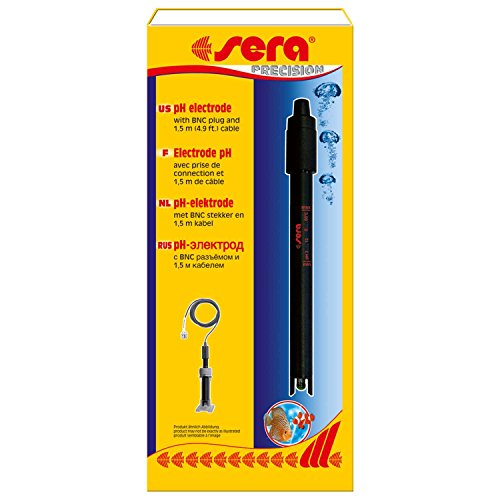 Sera 8921 PH de Feria lektrode con Conector BNC y Cable de 1,5 m para Todos medidores PH y Sistemas de CO2 de compuer con Conector BNC