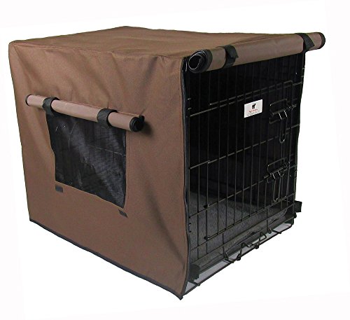 Settledown Impermeable Perro Crate Cubierta, 106,7 cm (42), Bronce