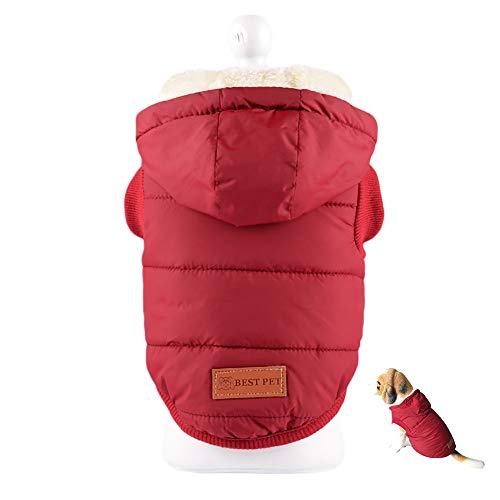 Shuda 1 pc Pet Clothes Vest Coat Cute Dogs Hoodie Ropa Disfraces para Cachorro pequeño Medium Perro Grande (Black Friday Deals) -S