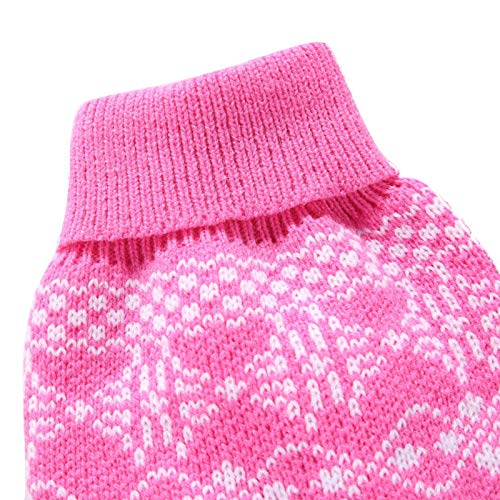 Shuda 1 pc Pull de Navidad para Animales domésticos Abrigo para Perros otoño Invierno Rosa Disfraces para Cachorro Grande Medio pequeño Perro (Black Friday Deals) -S 21 * 28 * 22 cm