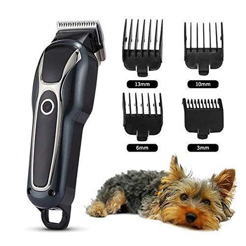 SIBEI Clippers Perro, Kit de Aseo Perro, Peluquería Canina Clippers, Perro Cortar el Pelo de Perro Clippers Trimmer Mascotas Peluquería Canina