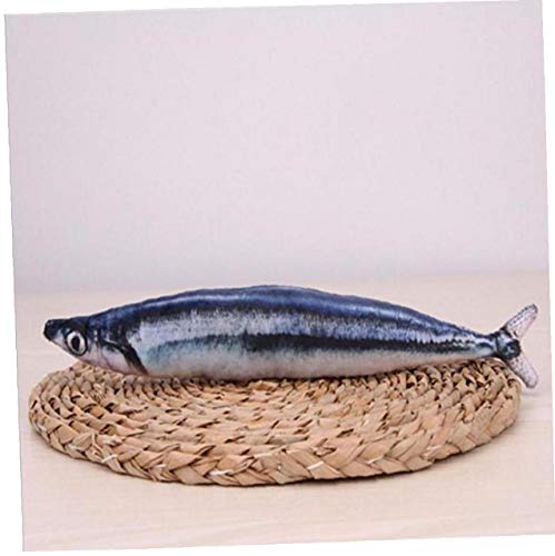 SimulacióN De Pescado Juego Juguete para Mascotas De Felpa Almohada Amarilla Carpa 3D Juguete para Gatos Gato Menta Regalo De Pescado En Forma De Pez Rellenos