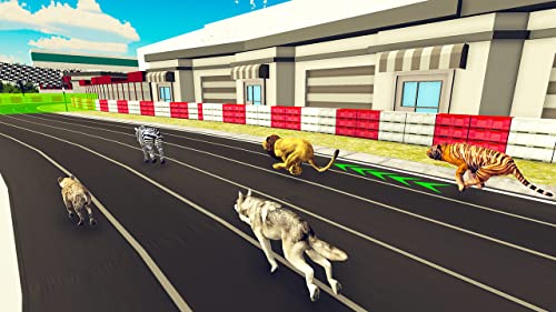 simulador de carreras de animales salvajes: juego de carreras de derby de zoológico para niños