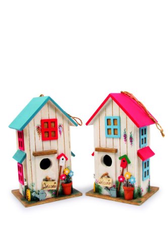 Small Foot by Legler - Casitas con Adornos detallados para pájaros, Acogedor hogar para pájaros cantores en Invierno, con Solapa con Cierre.