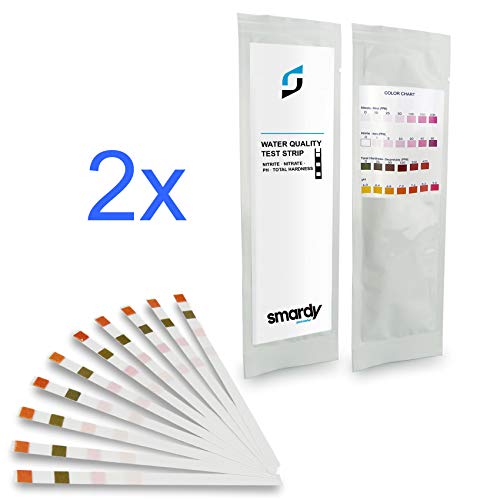 SMARDY 2X 10 Ultra de la Prueba del Agua 4 Pruebas ES 1 nitritos, nitratos, PH, dureza Total (GH).